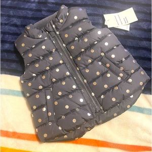 Old Navy Puffer Vest 6-12 Months Girls